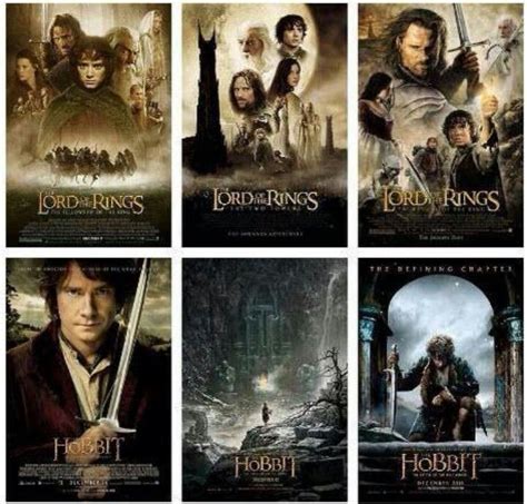 lord of the rings chronological order.